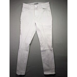 Versona Modern Skinny Pants Womens 6 Grey Mauve Stretch Twill Five Pocket